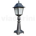 76 cm hoge straatlamp in antraciet glas en aluminium Made in Italy - Scintilla