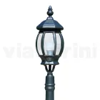 Lage buitenlamp in antraciet aluminium Made in Italy - Impero Viadurini