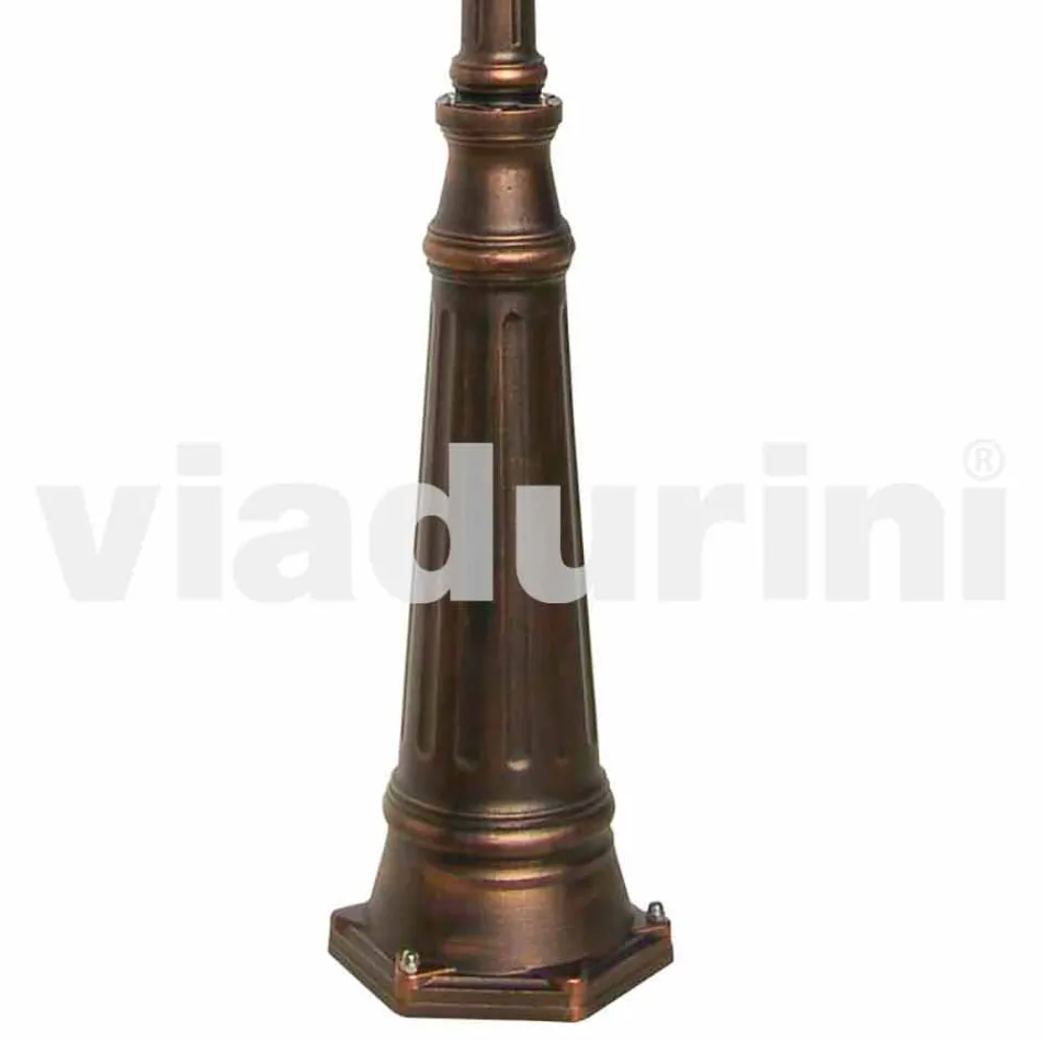 Anika klassieke aluminium tuinlamp gemaakt in Italië Viadurini