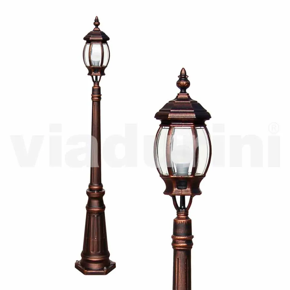 Buitenlamp met een aluminium lamp gemaakt in Italië, Anika Viadurini