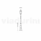 Buitenlamp met een aluminium lamp gemaakt in Italië, Anika Viadurini