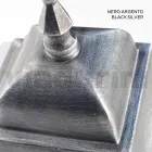 222 cm hoge buitenlamp in glas en gegoten aluminium - Alchemist Viadurini