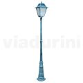 222 cm hoge buitenlamp in glas en gegoten aluminium - Alchemist