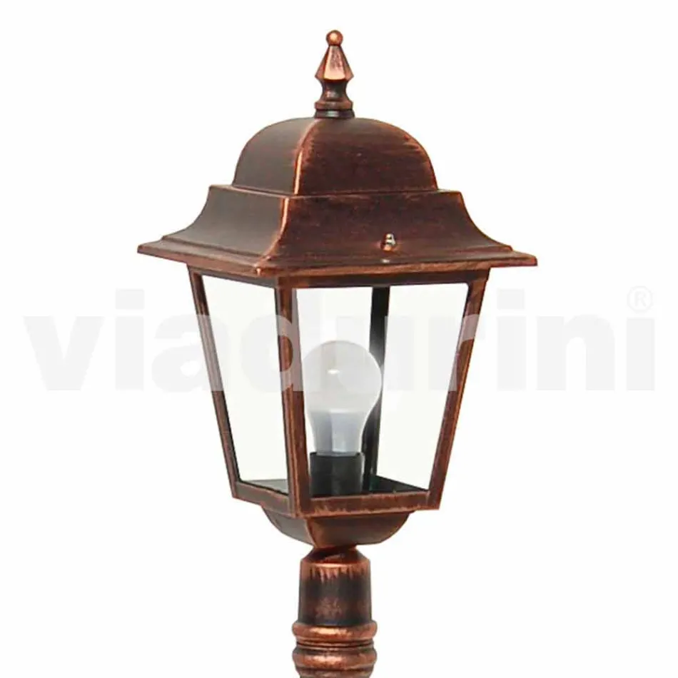 Lage aluminium buitenlamp gemaakt in Italië, Aquilina Viadurini