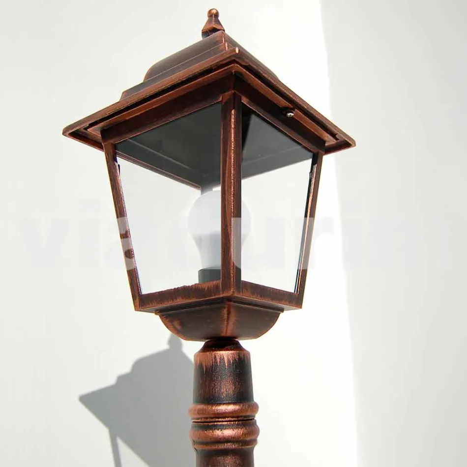 Lage aluminium buitenlamp gemaakt in Italië, Aquilina Viadurini