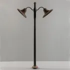 Buitenlantaarnpaal in aluminium en Galestro Made in Italy - Toscot Spoleto Viadurini