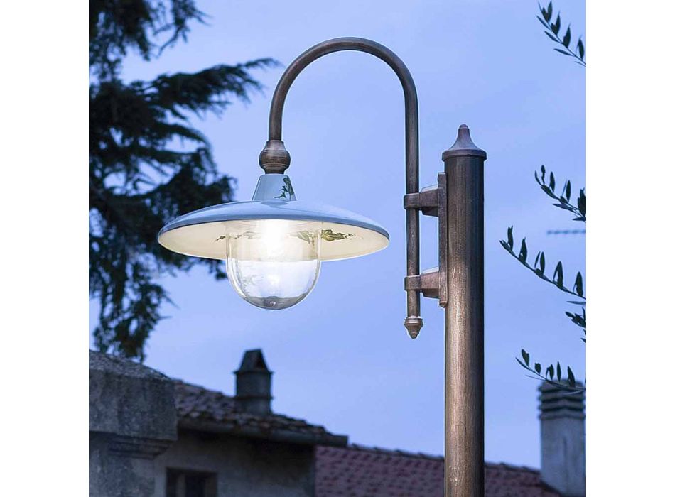 Aluminium Tuinlamp met 1 of 2 of 3 Lichts Design - Campobasso Viadurini
