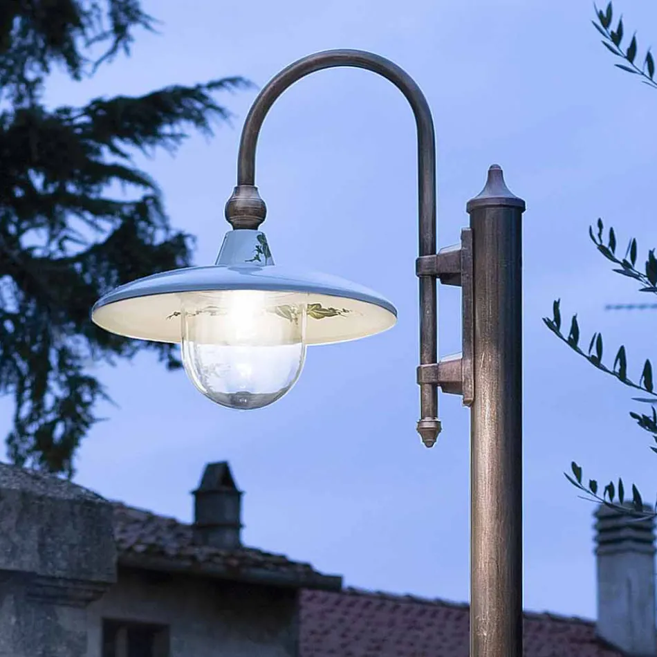 Aluminium Tuinlamp met 1 of 2 of 3 Lichts Design - Campobasso Viadurini