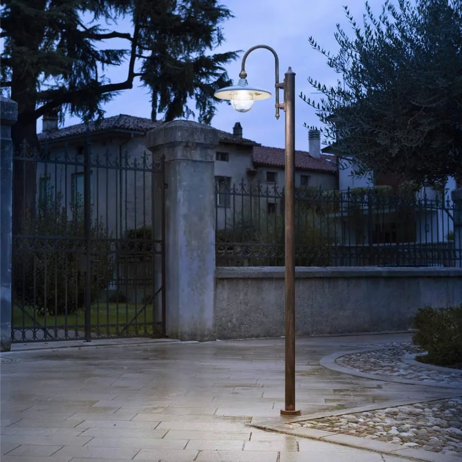 Aluminium Tuinlamp met 1 of 2 of 3 Lichts Design - Campobasso Viadurini
