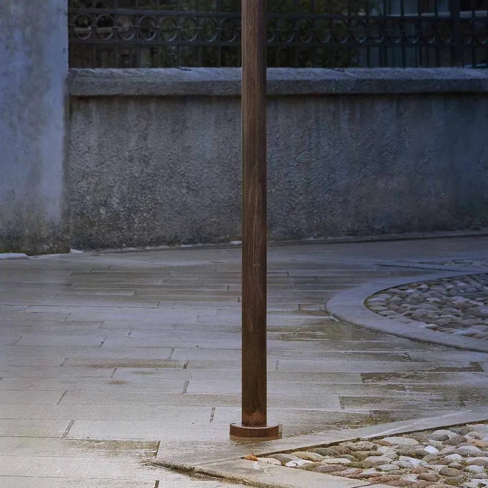 Aluminium Tuinlamp met 1 of 2 of 3 Lichts Design - Campobasso Viadurini