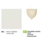 Witte aluminium tuinlamp met 1 lichts geproduceerd in Italië, Anusca Viadurini