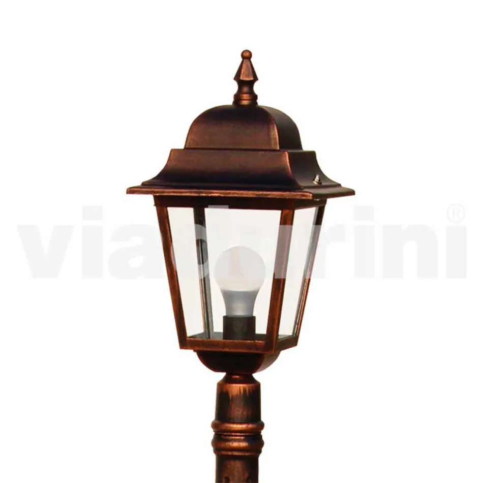Tuinlamp in gegoten aluminium gemaakt in Italië, Aquilina Viadurini