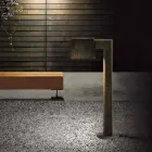 Buitenlantaarnpaal in antiek bruin metaal 2 hoogtes - Saint Tropez van Il Fanale Viadurini