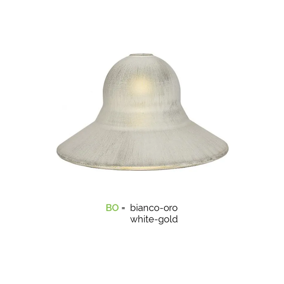 Tuinlamp met 3 lampen in aluminium Made in Italy - Cassandra Viadurini