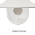 Tuinlamp met 3 lampen in aluminium Made in Italy - Cassandra Viadurini