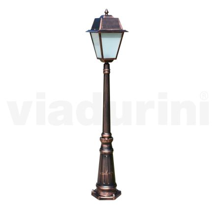 Tuinlamp in vintage stijl van aluminium en glas gemaakt in Italië - Doroty Viadurini
