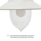 Tuinlamp in vintage stijl van aluminium gemaakt in Italië - Cassandra Viadurini