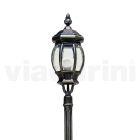 Lamp in vintage stijl van gegoten aluminium gemaakt in Italië - Leona Viadurini