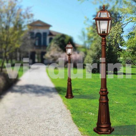 Buitenlamp in gegoten aluminium vervaardigd in Italië, Kristel Viadurini