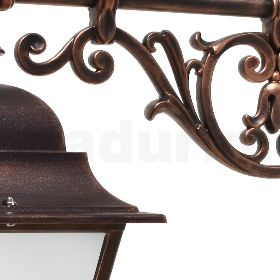 Buitenlantaarn van glas en aluminium in 5 verschillende afwerkingen - Alchemist Viadurini