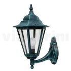 Tuinlantaarn in transparant glas en 5 aluminium afwerkingen - Pinako Viadurini