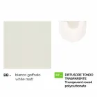 Anusca-wandlamp voor gebruik buitenshuis in wit aluminium gemaakt in Italië Viadurini