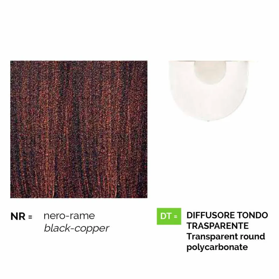 Anusca gemaakt in Italië aluminium tuin muur lantaarn Viadurini