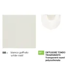 Wandtuinlantaarn in wit aluminium gemaakt in Italië, Anusca Viadurini