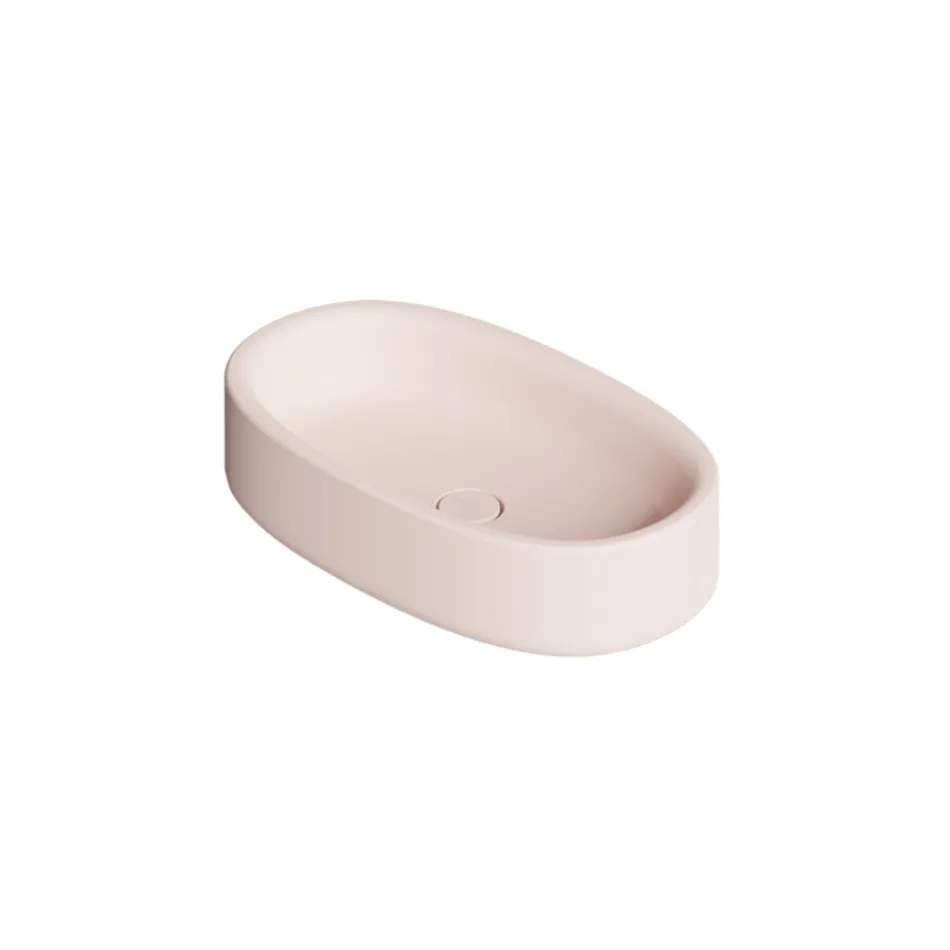 60x35 cm keramische wastafel in diverse kleuren, gemaakt in Italië - Girl Viadurini