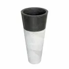 Wastafel Column Taper Stone Natural Black Raja Viadurini
