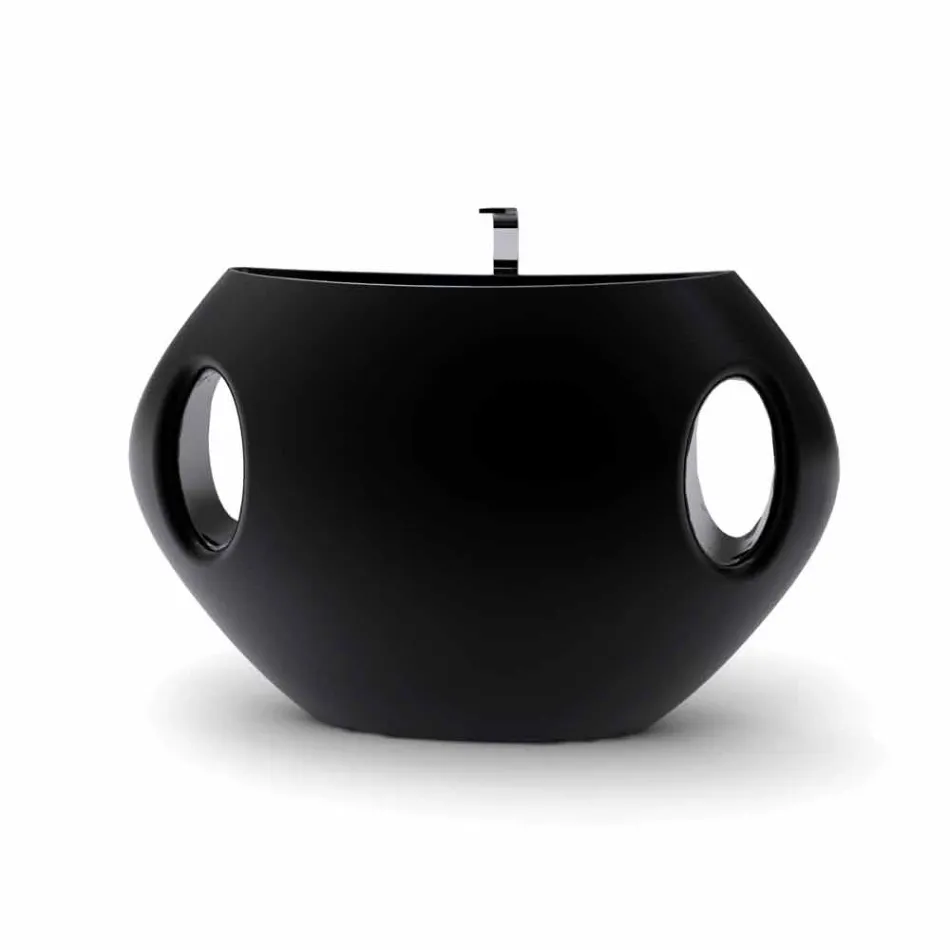 Moderne design voetstuk gootsteen van Pandora gemaakt in Italië Viadurini