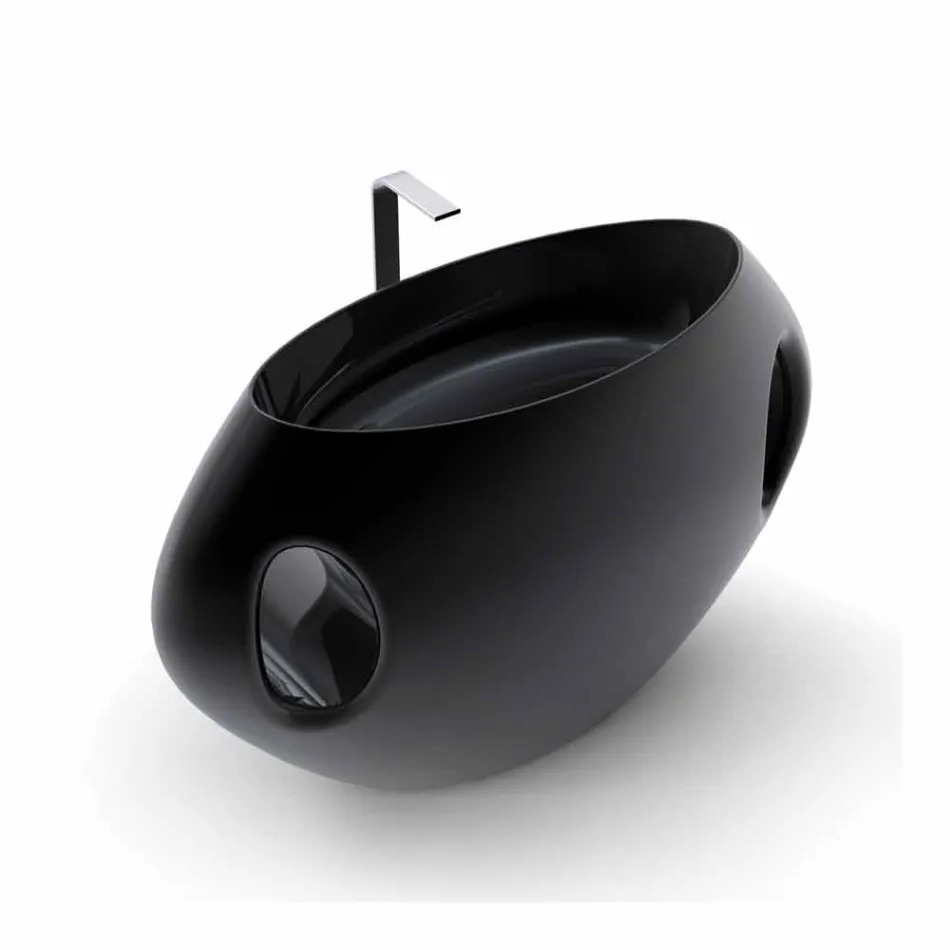 Moderne design voetstuk gootsteen van Pandora gemaakt in Italië Viadurini