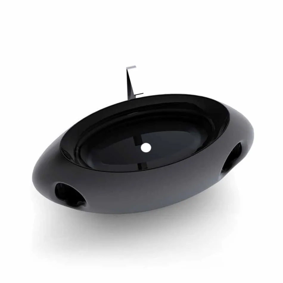 Moderne design voetstuk gootsteen van Pandora gemaakt in Italië Viadurini