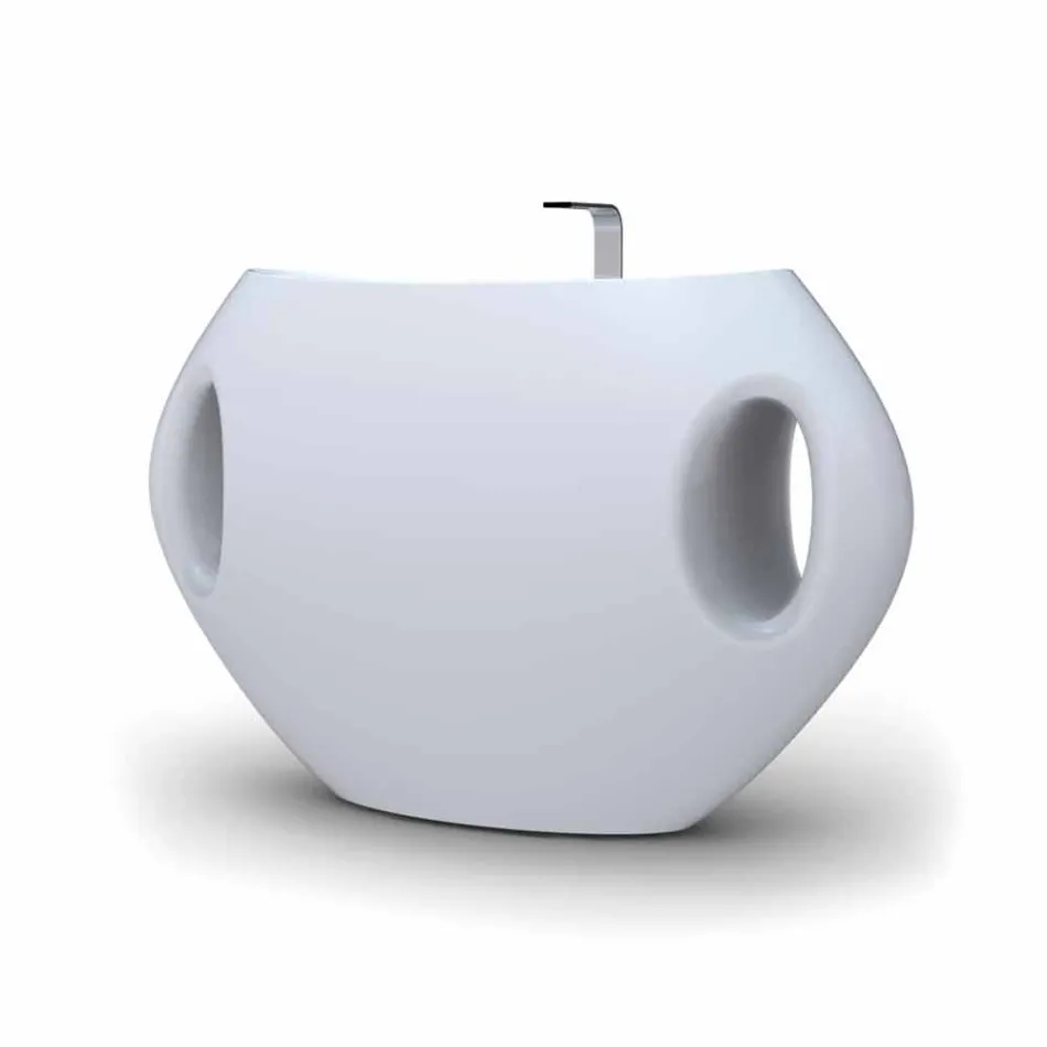 Moderne design voetstuk gootsteen van Pandora gemaakt in Italië Viadurini