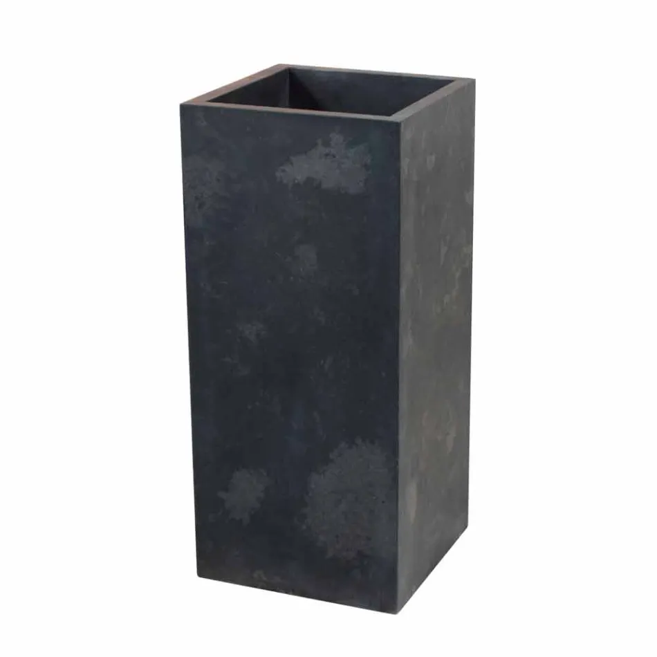 Wastafel Stone Column Natural Black Balik Viadurini