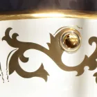 Ingebouwde wastafel, gedecoreerd met vuurklei en goud gemaakt in Italië, Otis Viadurini