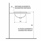 Ingebouwde barokke ingebouwde gootsteen in vuurklei gemaakt in Italië, Otis Viadurini