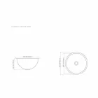 Wastafel ontwerp ondersteunen koper met nikkel gesatineerd Pure Viadurini