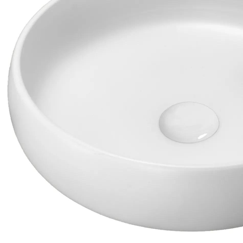 Aanrecht wastafel gemaakt van vuurvaste klei Gemaakt in Italië - Diego Viadurini