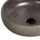 Aanrecht badkamer wastafel in vuurvaste klei gemaakt in Italië - Diego Viadurini