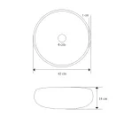 Aanrecht badkamer wastafel in vuurvaste klei gemaakt in Italië - Diego Viadurini