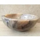 Aanrecht wasbak in natuurlijke onyx steen Ana, handgemaakt Viadurini