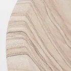 Aanrecht badkamer wastafel in zandsteen ronde vorm - Cerasolo Viadurini