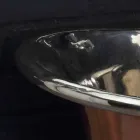 Wastafel badkamer koper ondersteuning en blik Cala Viadurini