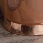 Wastafel badkamer koper ondersteuning en blik Cala Viadurini