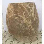 Design badkamer gootsteen in natuursteen Zee, uniek stuk Viadurini