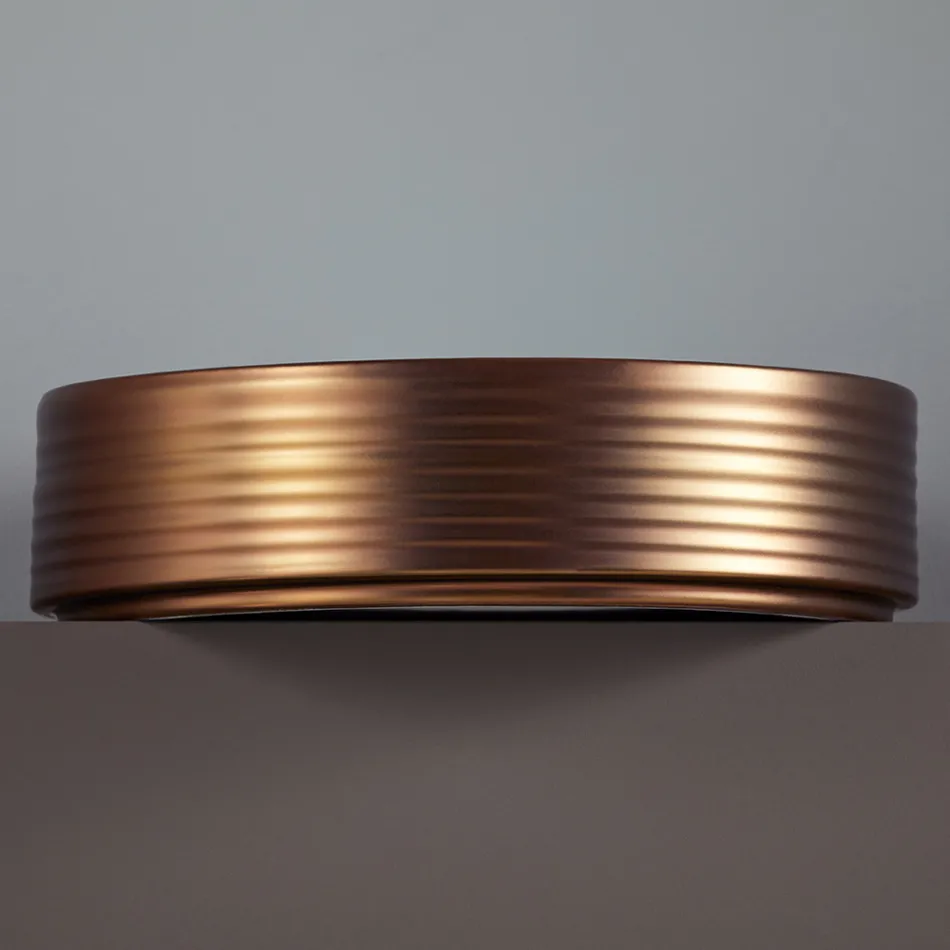 Badkamergootsteen van handgedraaid porselein Made in Italy - Darts Viadurini