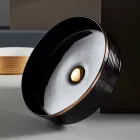 Badkamergootsteen van handgedraaid porselein Made in Italy - Darts Viadurini