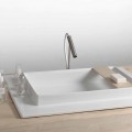 Wastafel rechthoekige keramische badkamer modern design Fred