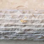 Cora ovale witte wasbak, handgemaakt Viadurini